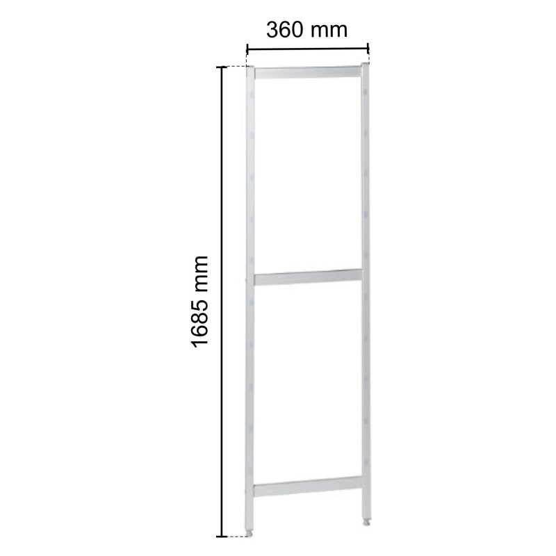 Rayonnage chambre froide FOOD CHAMBRE FROIDE - Désignation:Echelle FOOD CHAMBRE FROIDE - profondeur:360 mm FOOD CHAMBRE FROIDE -