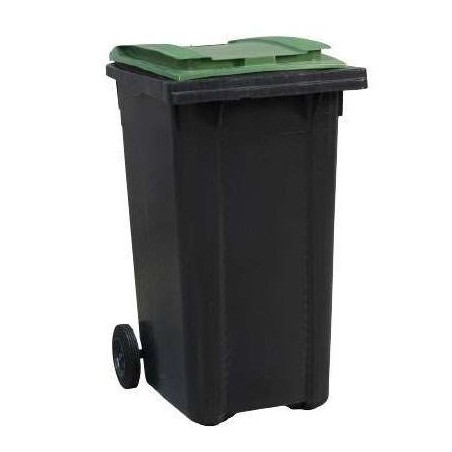 Conteneur à déchets Dim. ext. (L x l x h):583 x 734 x 1077 mm Volume:240 L Couleur:Vert