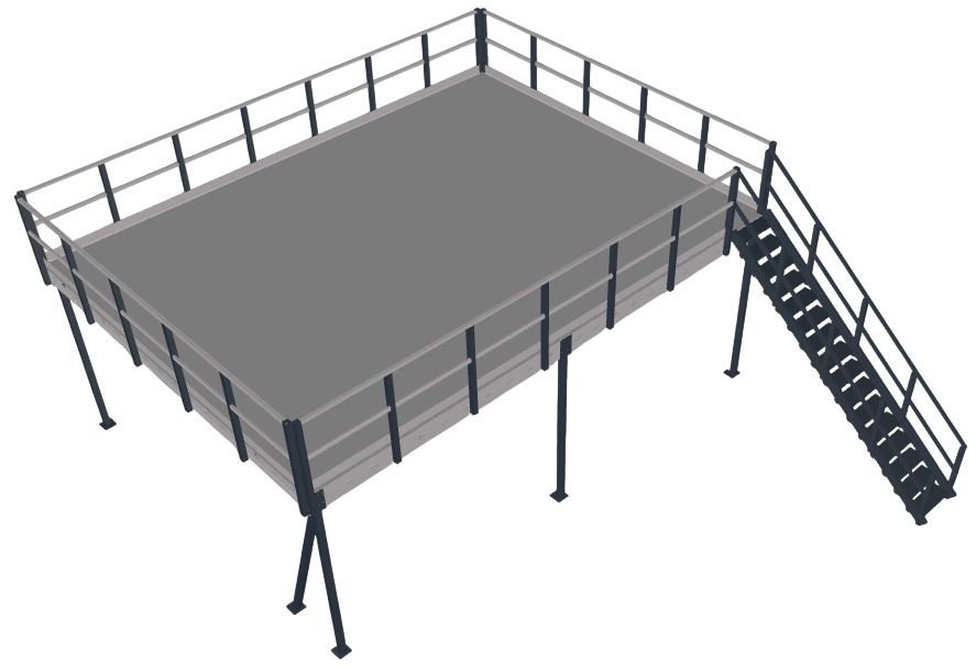 Plateforme 48 m² sans palier