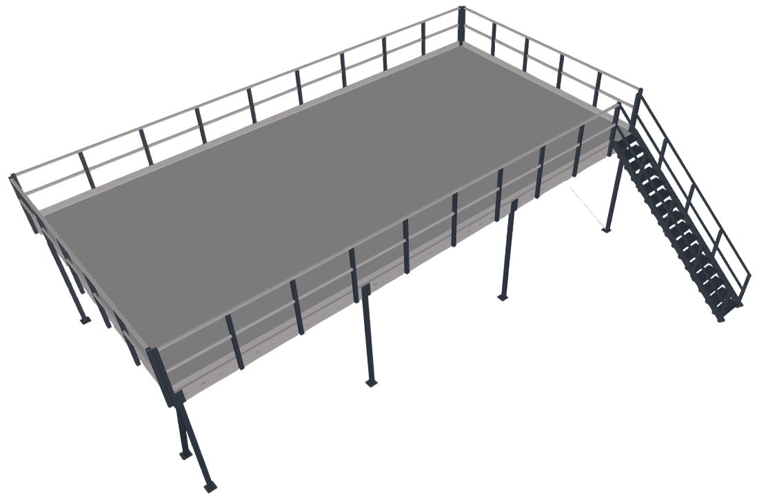 Plateforme 72 m² sans palier